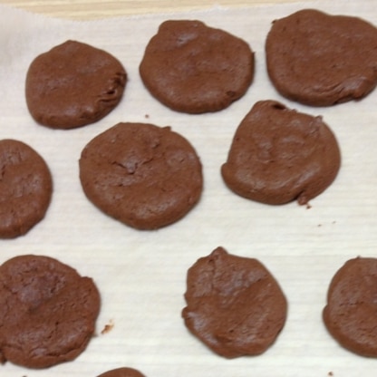 手軽に作れました( ´ｰ`)ものすごいチョコクッキーが食べたかったので助かりました（笑）チョコタップリで美味しい( ´ｰ`)